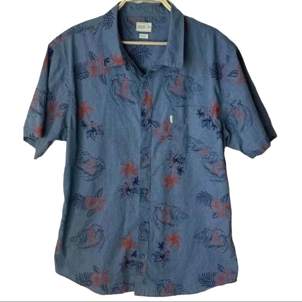 Walker Refinery Short Sleeve floral button down